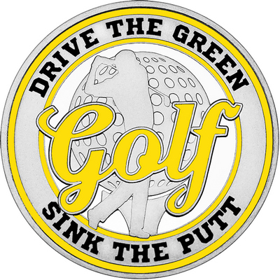 Yellow "Golf" with Yellow Outer Circular Borders